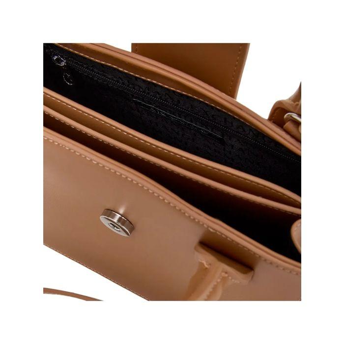 Sacs à main Armani Exchange Femme signature Marron Synthétique