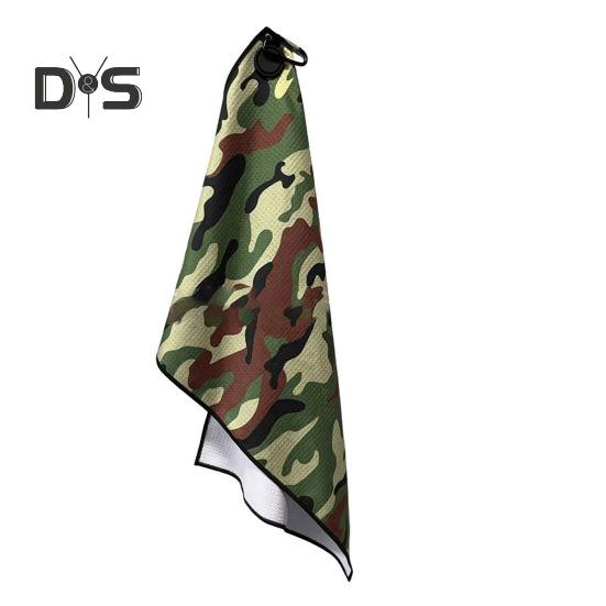 Ręcznik golfowy magnetyczny z klipsem Chłonny waflowy ręcznik golfowy z mikrofibry z magnesem do mocnego trzymania na torbach golfowych, wózkach, kijach