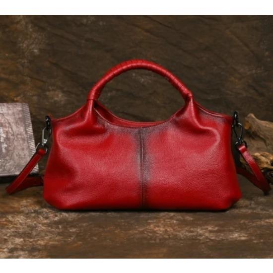 

Женские винтажные повседневные сумки из натуральной кожи, мягкие и вместительные сумки и тоуты