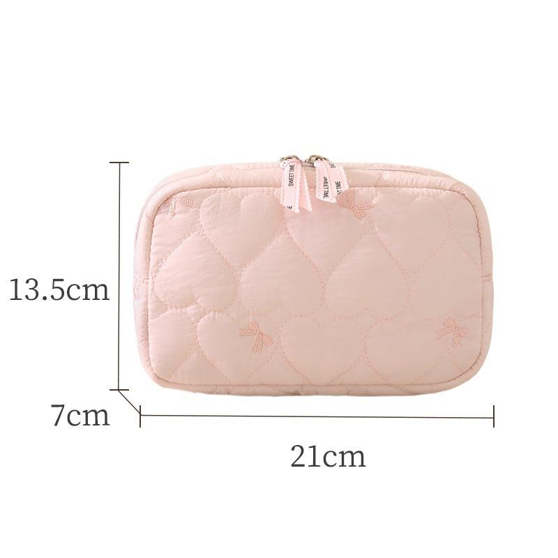 Cute Makeup Bag Travel Cosmetic Organizer Pouch Bags for Women Simple Large Capacity Toiletry Storage Bag