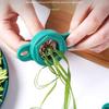 Green Onion Shredder With Sharp Stainless Steel Blades Water Spinach Slicer Non Slip Handle For Home Kitchen Use