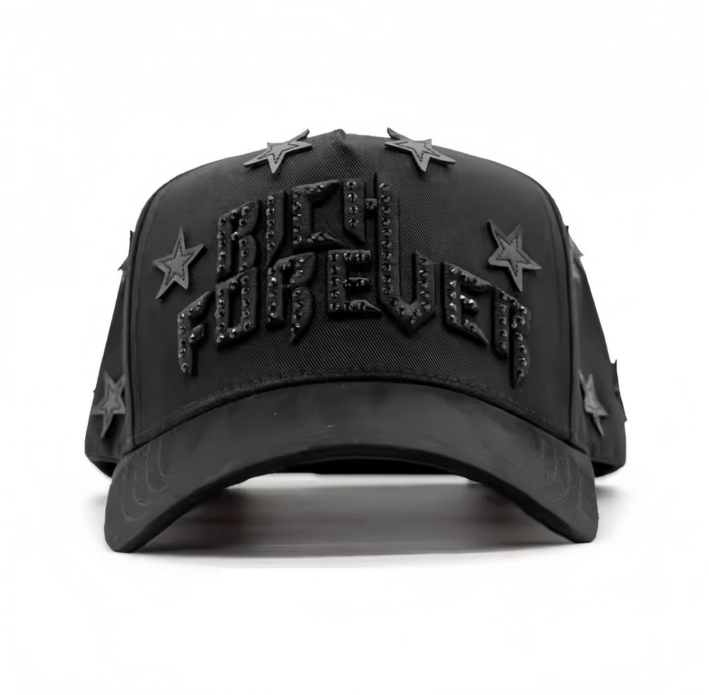 Wholesale Yo No Pesco Star Satin Lined Terry Dobby Embroidered Bling Sports Cap 5 Panel Rhinestone Brim Baseball Caps Barbas