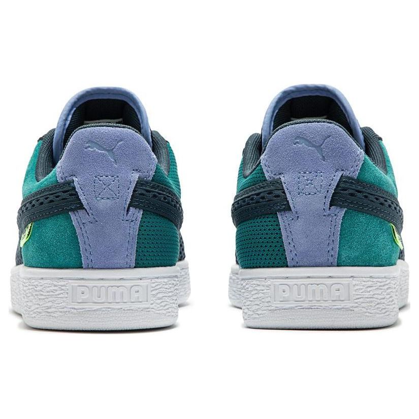 Puma Sac à dos Série Daim Baskets Basses Baskets Unisexe Bleu Noir 390426-02