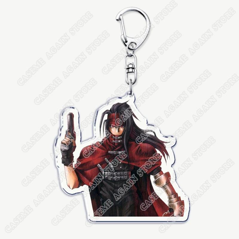 Portachiavi Gioco d'Azione per Accessori Portachiavi Gioielli Portachiavi Cloud Strife Ffvii Tifa Sephiroth Vincent Valentine Regali per Fan