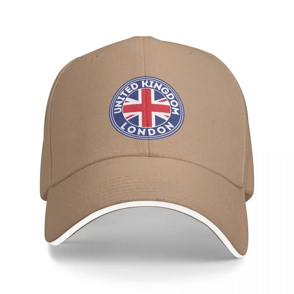 London British Flag Souvenir Baseball Cap Beach Outing Big Size Hat Men Luxury Brand Women's