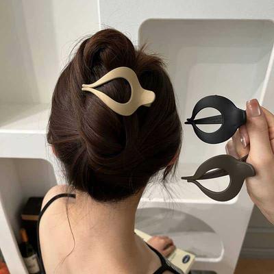 Korea Swallowtail Duckbill Hair Clips for Women Solid Color Hairpins Makeup Girls Hair Accessories Fashion Adult Headwear