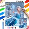 Frozen Ice Queen Painting By Numbers Kit Hand Painting Home Decor
