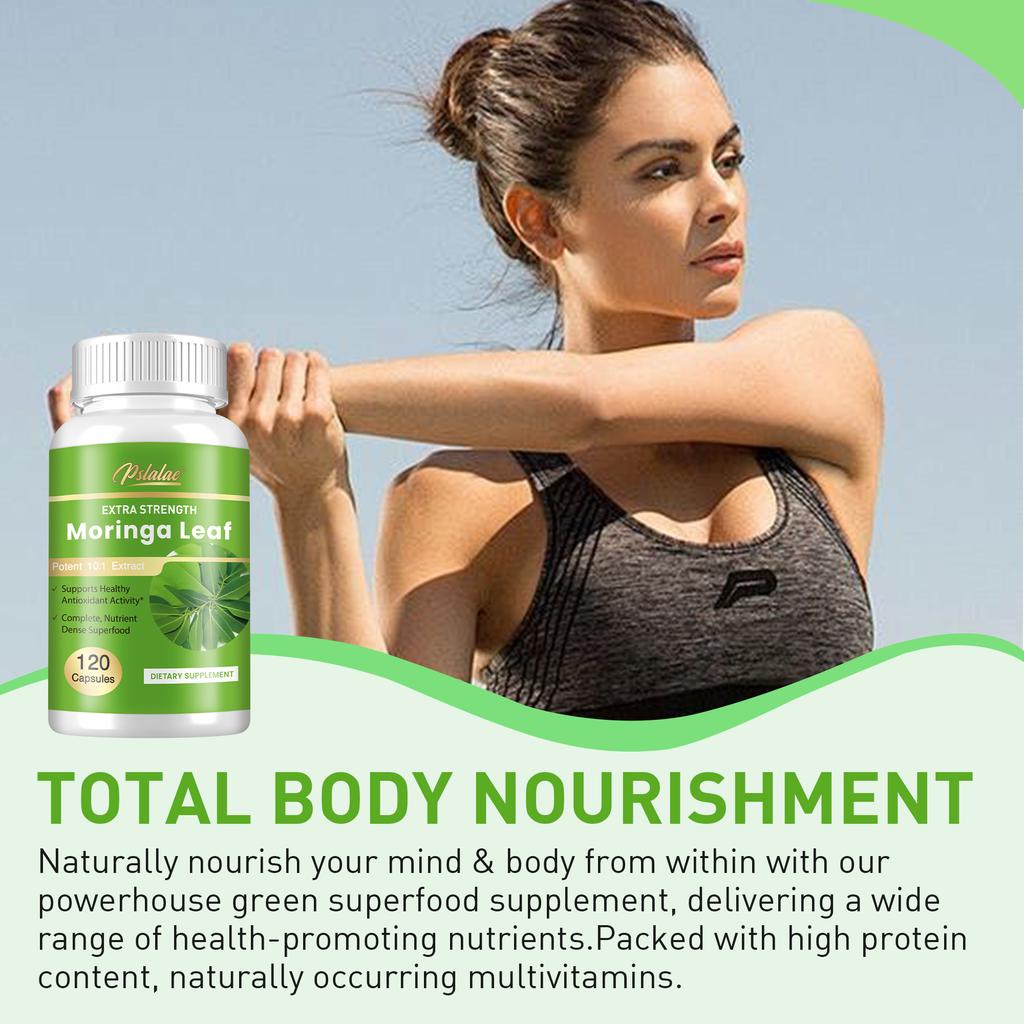 Pslalae - Moringa Leaf Extract Capsules - Antioxidant - Joint & Immune Health