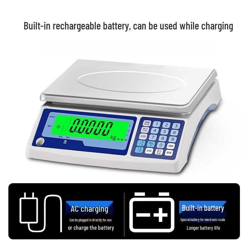 Haozhan 7.5kg 0.1g Digital Platform Scale