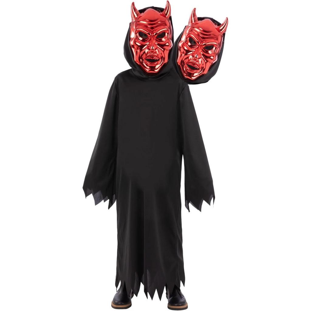Smiffys Childrens/Kids Demon Reaper 2 Headed Costume