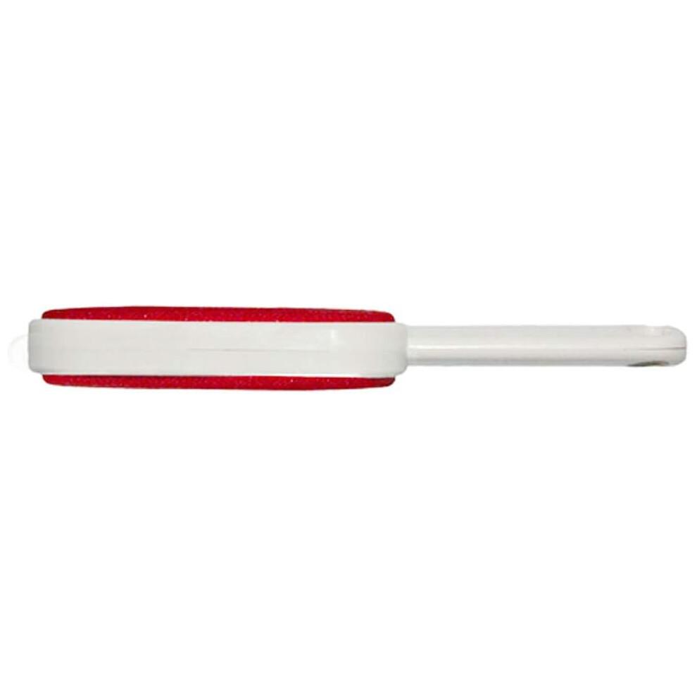 Double Sided Brush Cleaning Pet Hair Lint Remover, Reusable Electrostatic Dust Cleaner, Red Dust Brush