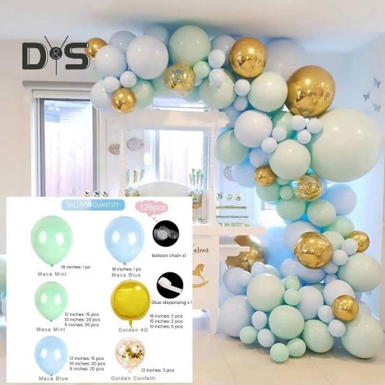 Balloon Garland Arch Kit Latex Balloons Set for Birthday Party Graduation Baby Shower Wedding Decoration