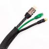 PET Elastic Woven Wire Cable Sleeve 8mm Insulated Braided Sleeving Data Line Protection Flame-Retardant Cable Organizer
