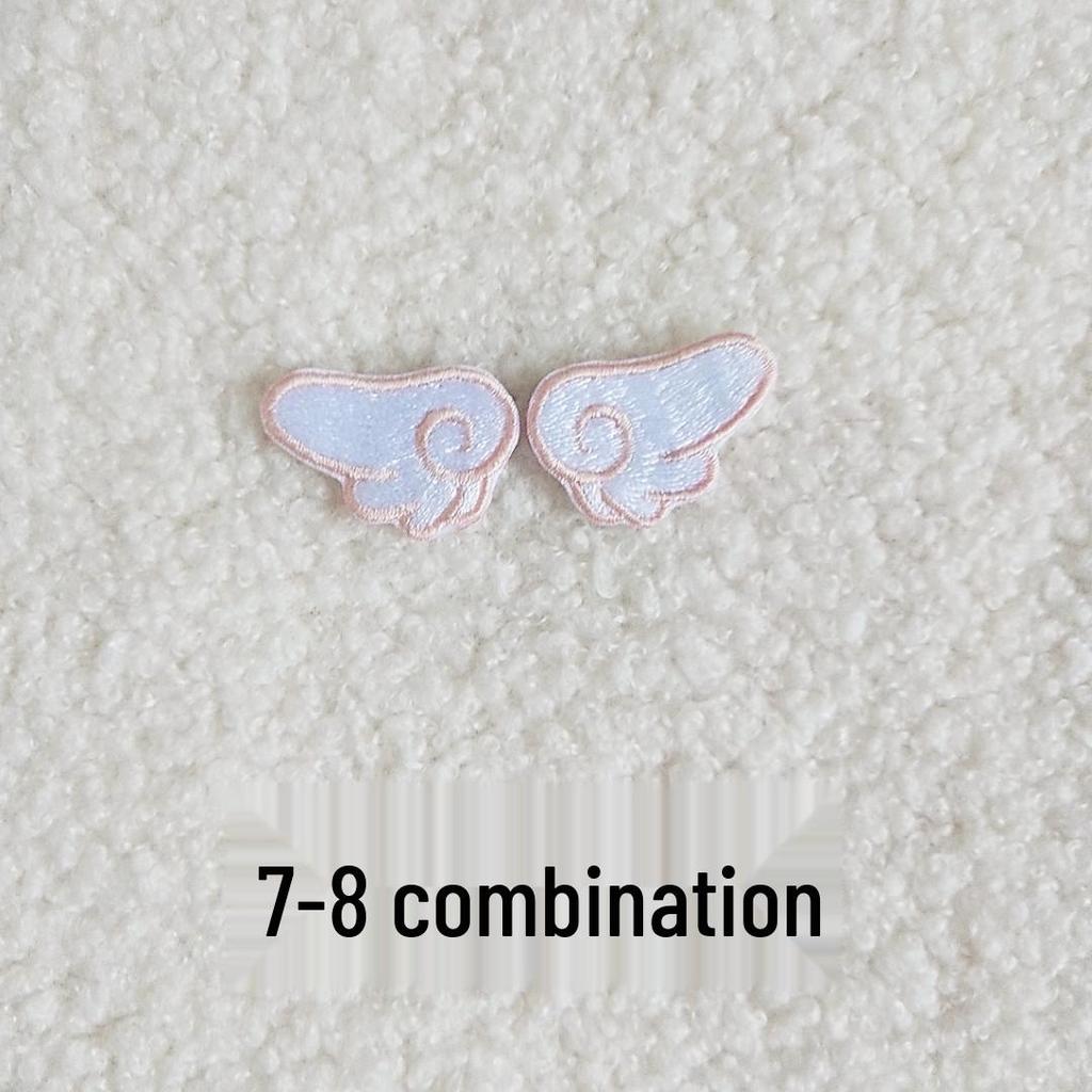 DIY Self-Adhesive Embroidered Wing Patch for Clothing and Bags