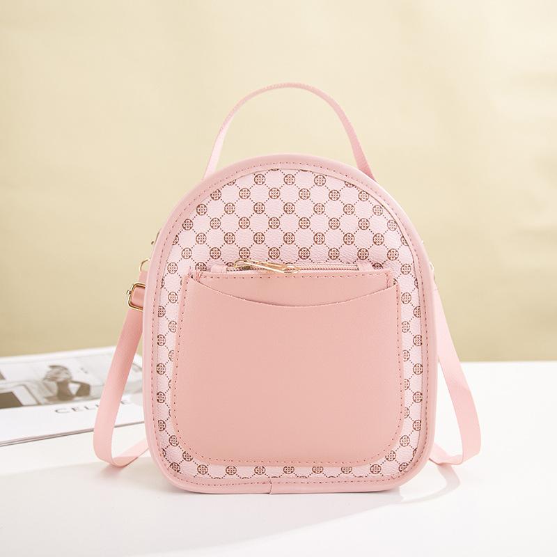 Women's Bag, New Trendy Printing, Portable Backpack, Casual and Simple Mobile Phone Small Schoolbag, One Generation