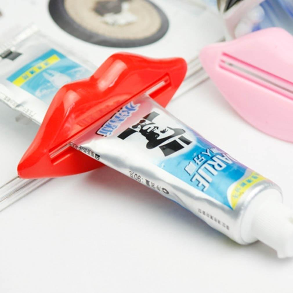 Multifunctional Squeezer Sexy Lip Kiss Bathroom Accessories Plastic Tube Cream Squeezer