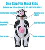 Inflatable Cow Costume For Kids, Fun Farm Cow Outfit For 8