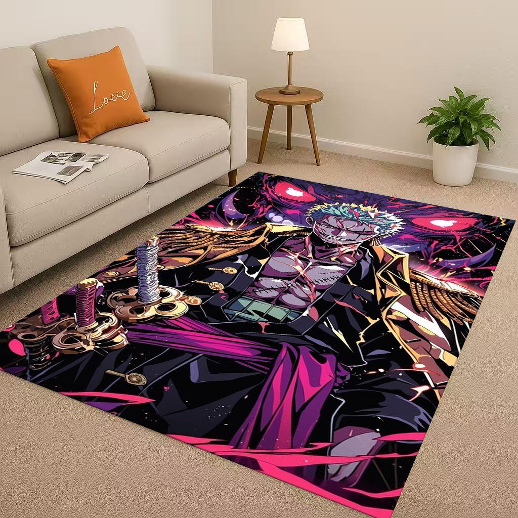HD Z-Zoro Desen Animat Japonia Anime Covor Zona Non-Alunecare pentru Sufragerie, Dormitor, Cameră de Joacă, Canapea, Ușor de Curățat Decor Casă Preș Copil