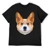 Corgi T-Shirt Street Wear Animal Prinfor Boys Custom T-shirts Compression Shirt Men