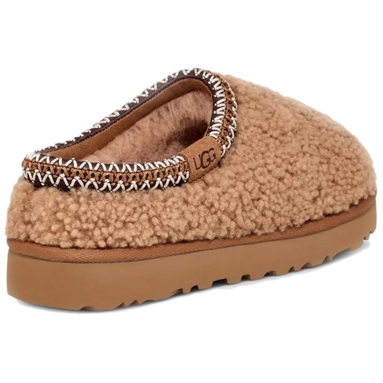 UGG Tasman Maxi Curly Slipper Chestnut Women's 1158356-CHE