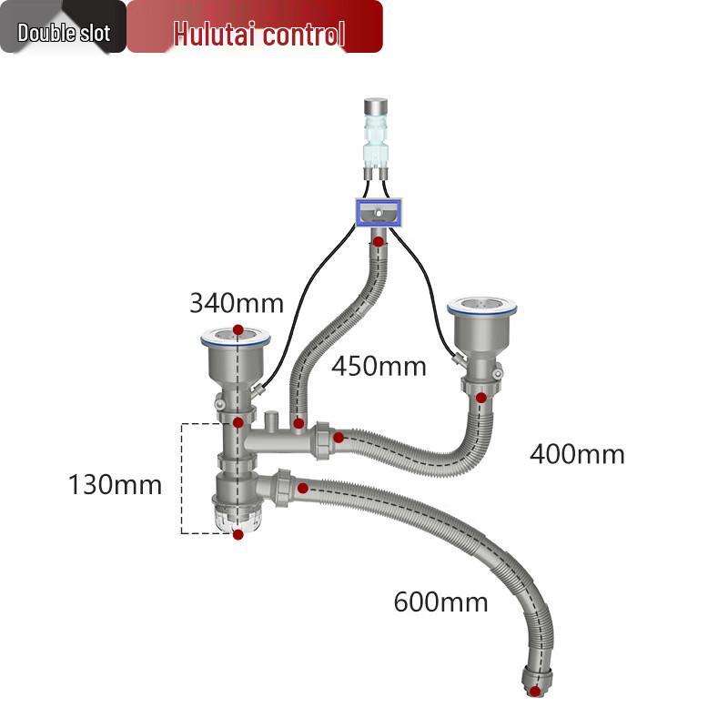 Двойная раковина-сушилка SIOYIE из нержавеющей стали