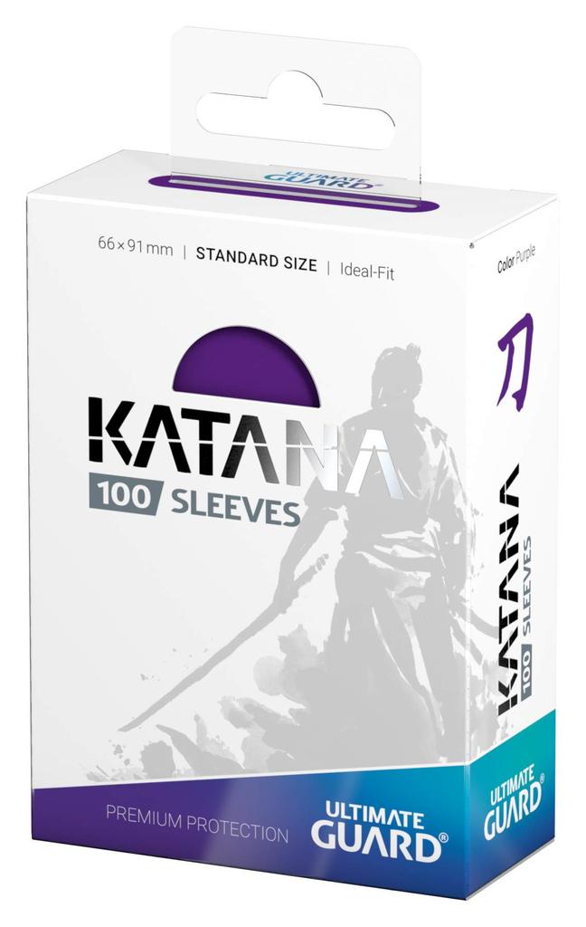 Ultimate Guard Katana Sleeve Standard Size 100 Card Sleeves Purple