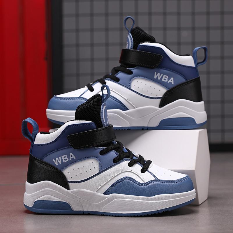 

Мальчиковые высокие кроссовки 2025 новая обувь осень и зима детская платформа средние и большие кеды модный мальчик 41