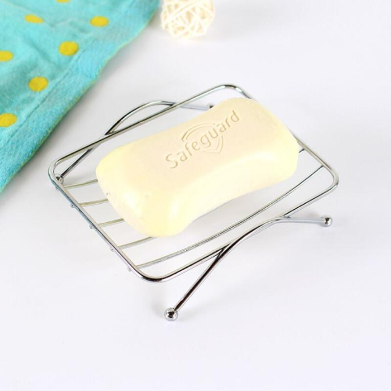 Stainless steel square soap dish
