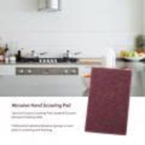 Zerodis Ganko Tawashi (Scrubbing Brush), Sponge Set of 5, Multi-Purpose Cleaning Brush for Burnt Food Removal, Commercial Kitchen Use, Griddles, Fryin