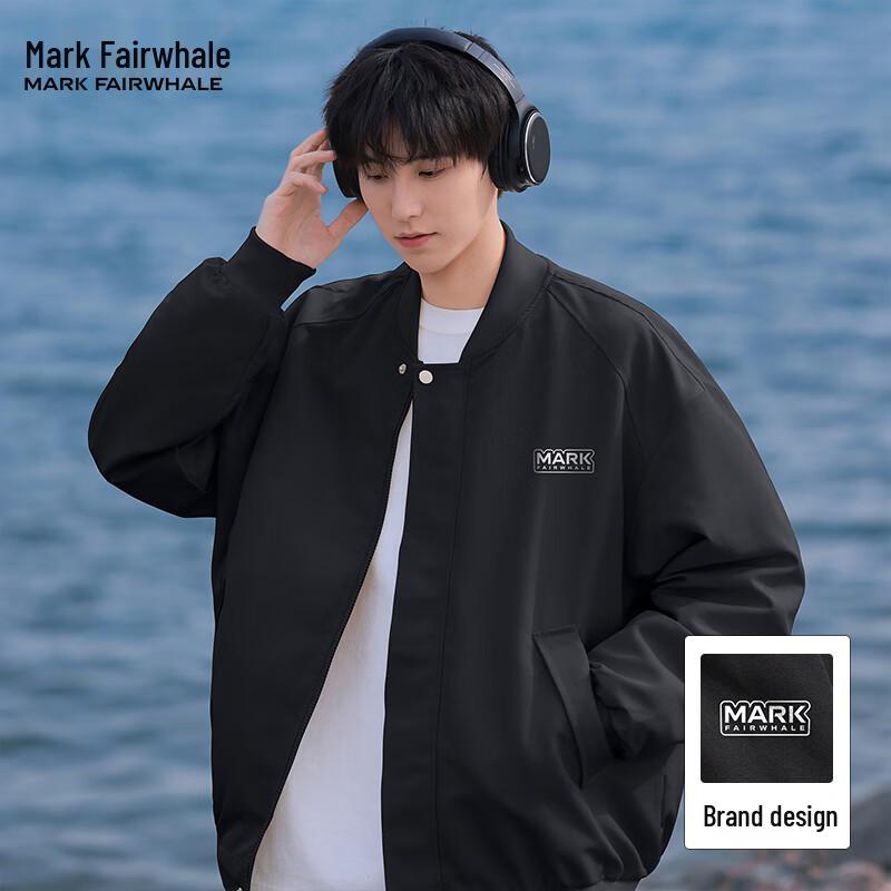 

Mark Fairwhale Men s American Minimalist Solid Casual Jacket L