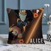 Hot TV Alice In Borderland Pillow Cover for Bedroom Room and Living Room Sofa Decorative Cushion Cover