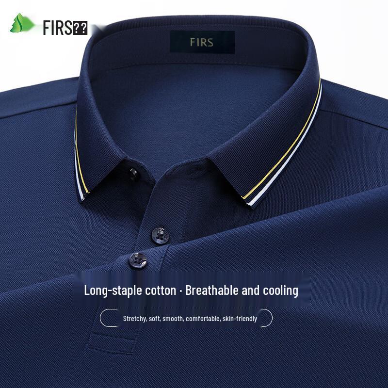 Shanshan Men s Ice Silk Short-Sleeve Polo Shirt 3XL