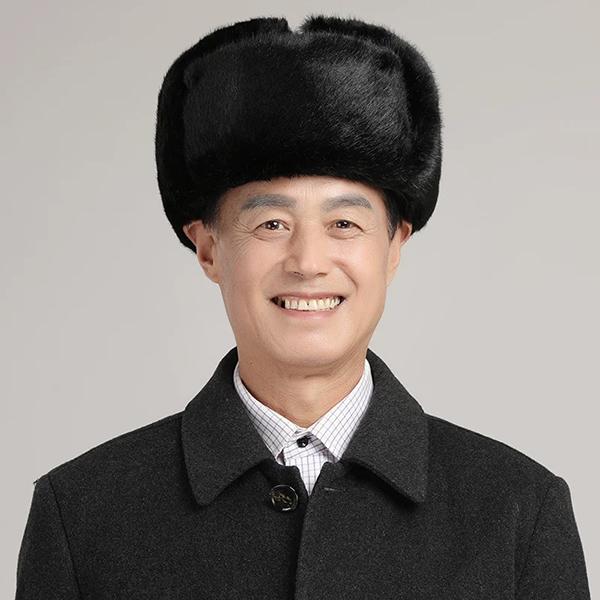 WTEMPO Ear Protection Cycling Skiing Faux Fur Inner Faux Leather Hats Autumn Winter Outdoor Men's Windproof Cold-proof Warm Plush Bomber Hats