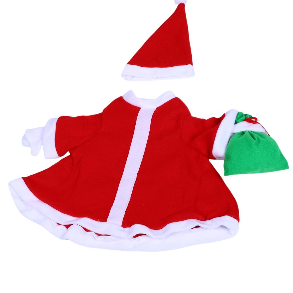 Xmas Goose Outfit Garden Yard Decoration Goose Clothing Costume for 23 Inch Statue with Hat