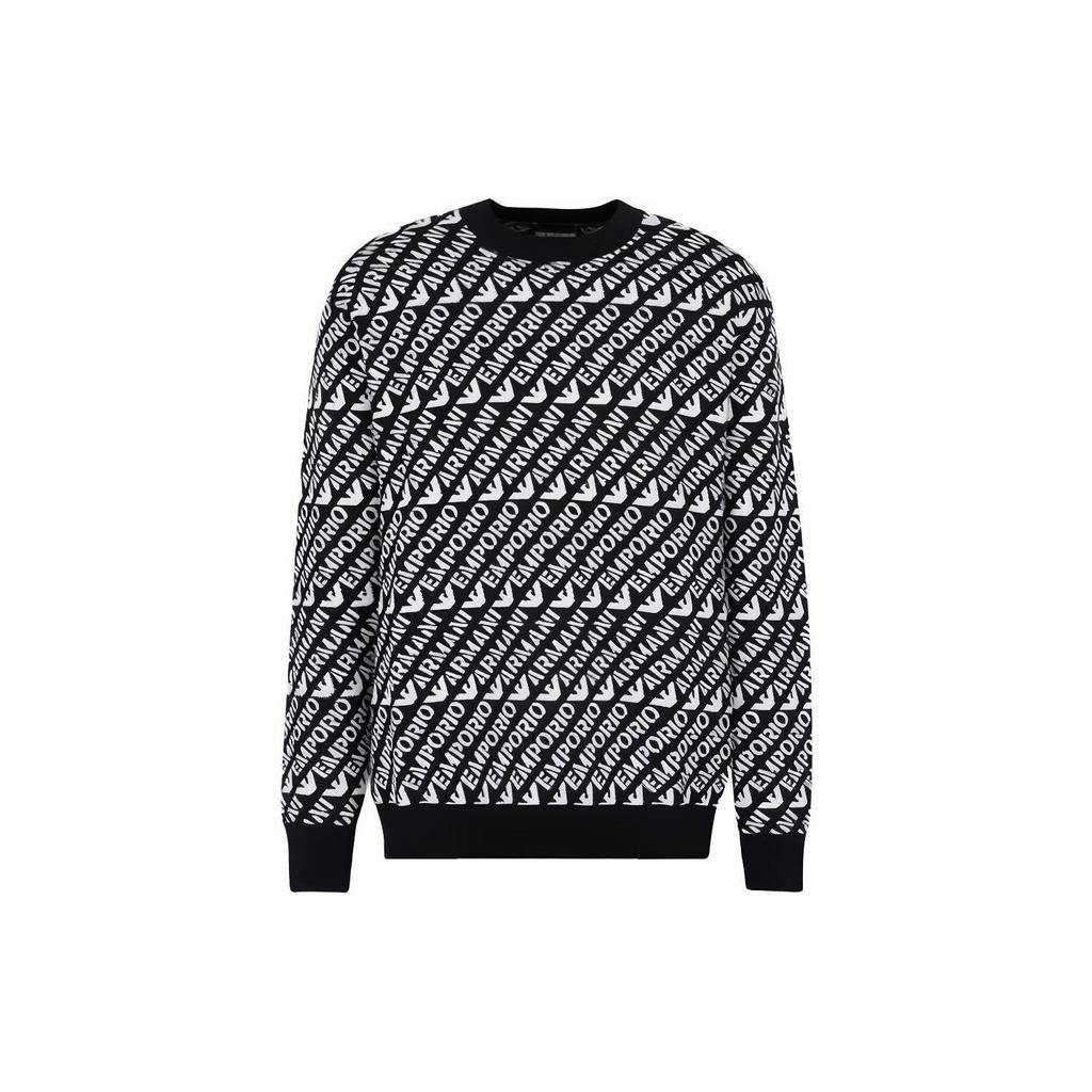 EMPORIO ARMANI Sweaters Men's Navy Crew Neck Moderate Other 6R1MU21-MMKZ1-F905