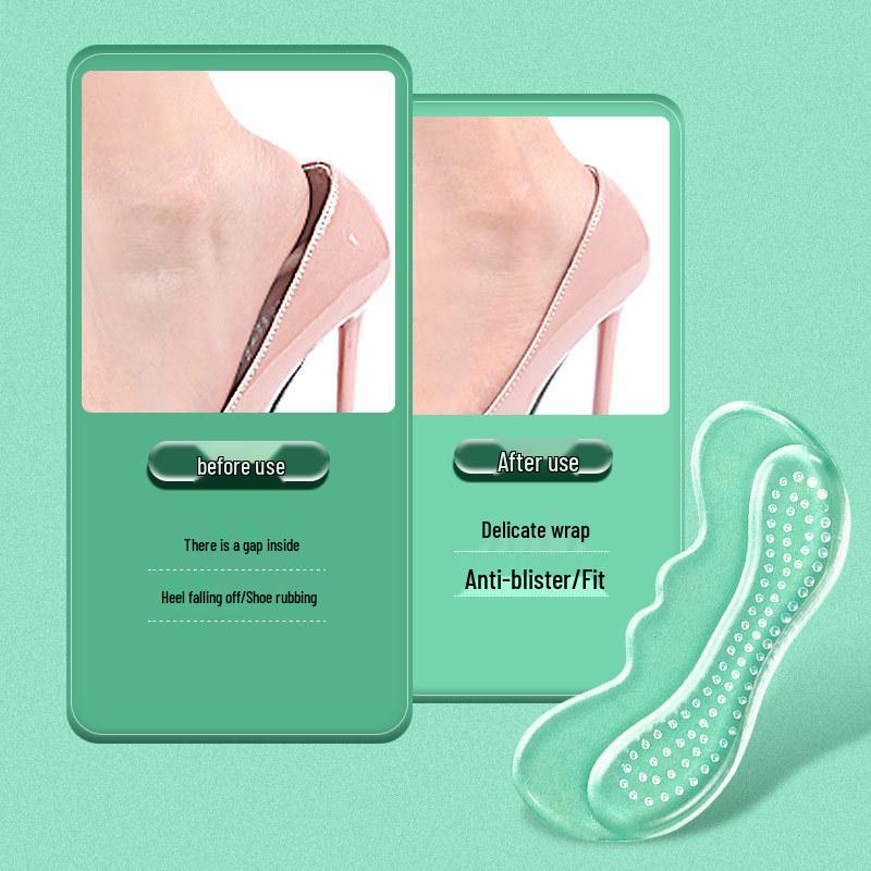 GEL Adjustable Anti-Wear Heel Stickers - Invisible, Self-Adhesive Cushions for High Heels (Spring/Summer)