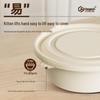 Chengshuo 450ml Round Biodegradable Corn Starch Disposable Food Container