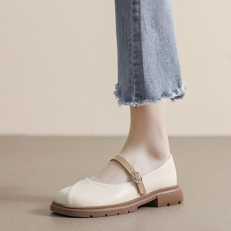 Fashion Woman Flats Moccasins Round Toe Normal Leather Casual Shoes for Women Loafers Non Slip On Sale Wholesale Shoe 2024 Summer Spring