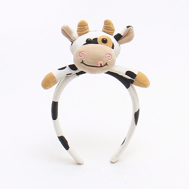 Niedliches Tier Kuh Gesichtswasch-Stirnband für Kinderaufführungen