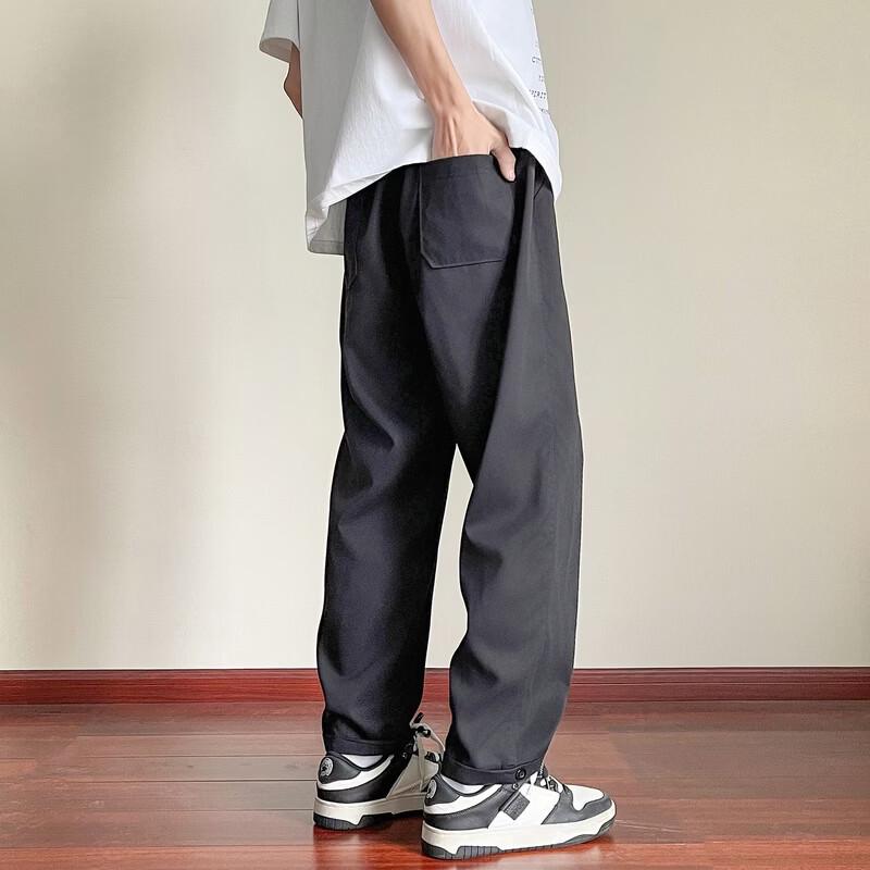 Men's American Trendy Loose Straight Leg Workwear Trousers