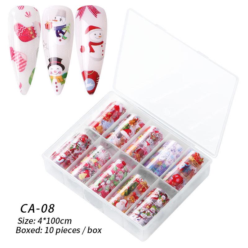 Nail Halloween Nail Art Star Sticker Set Nail Sticker Transfer Paper Christmas Nail Sticker