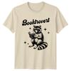 Booktrovert Raccoon Reading TShirt Book Lover Graphic Tee