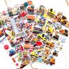 10 Sheets 3D Stickers for Kids Puffy Children Engineering Vehicle Stickers Toy for Boy Girl Teacher Reward Scrapbooking Stickers