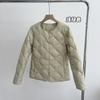 Autumn and Winter Down Jackets Women's Light and Thin Round Neck Liners Can Be Stacked with White Duck Down Short Coats