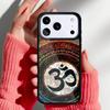 Aum Om Namaste Symbol Zen Yoga Soft Phone Case for iPhone 17 16 15 14 13 Pro Max Back Cover for 12 11 Pro Coque