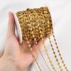 0.5meter 1meter Stainless Steel Flower Chain Roll DIY Jewelry Making Accessories Bulk Chain for Crafts for DIY Necklace Bracelet