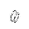 Personalized Morse Code Love Couple Rings in s925 Sterling Silver - Creative Korean Style for Men and Women