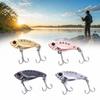 4PCS with 3D Red Eyes Spoon Lures Metal VIB Crank Bait Lures Blade Bait Fishing Lures for Walleye
