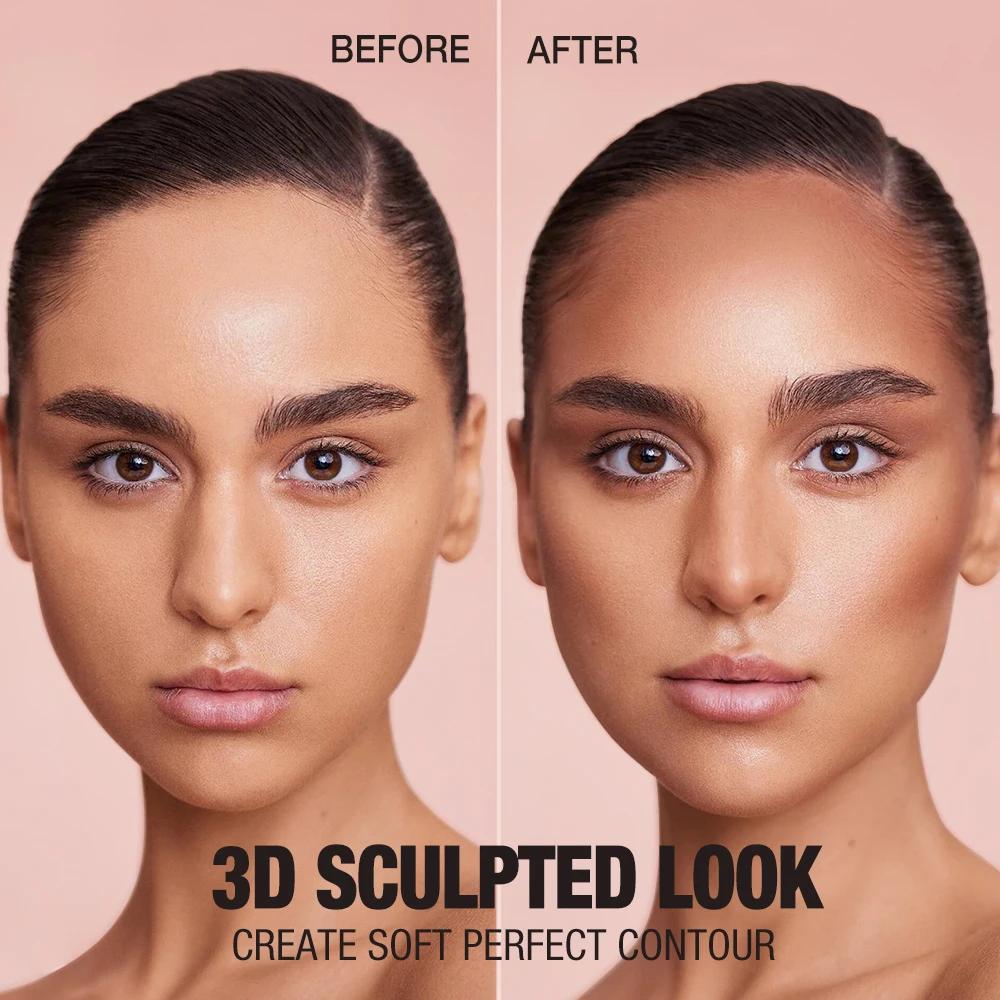 O.TWO.O Contour Stick Cream Stick illuminante leggero a lunga tenuta, facile da scolpire, correttore per il viso, abbronzante, penna per il contouring