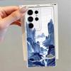 Case for Samsung Galaxy S26 S24 S21 S25 Edge S20 Plus S23 Ultra Note 20 Ultra 10 S22 FE Phone Cover Mountains Waters Art